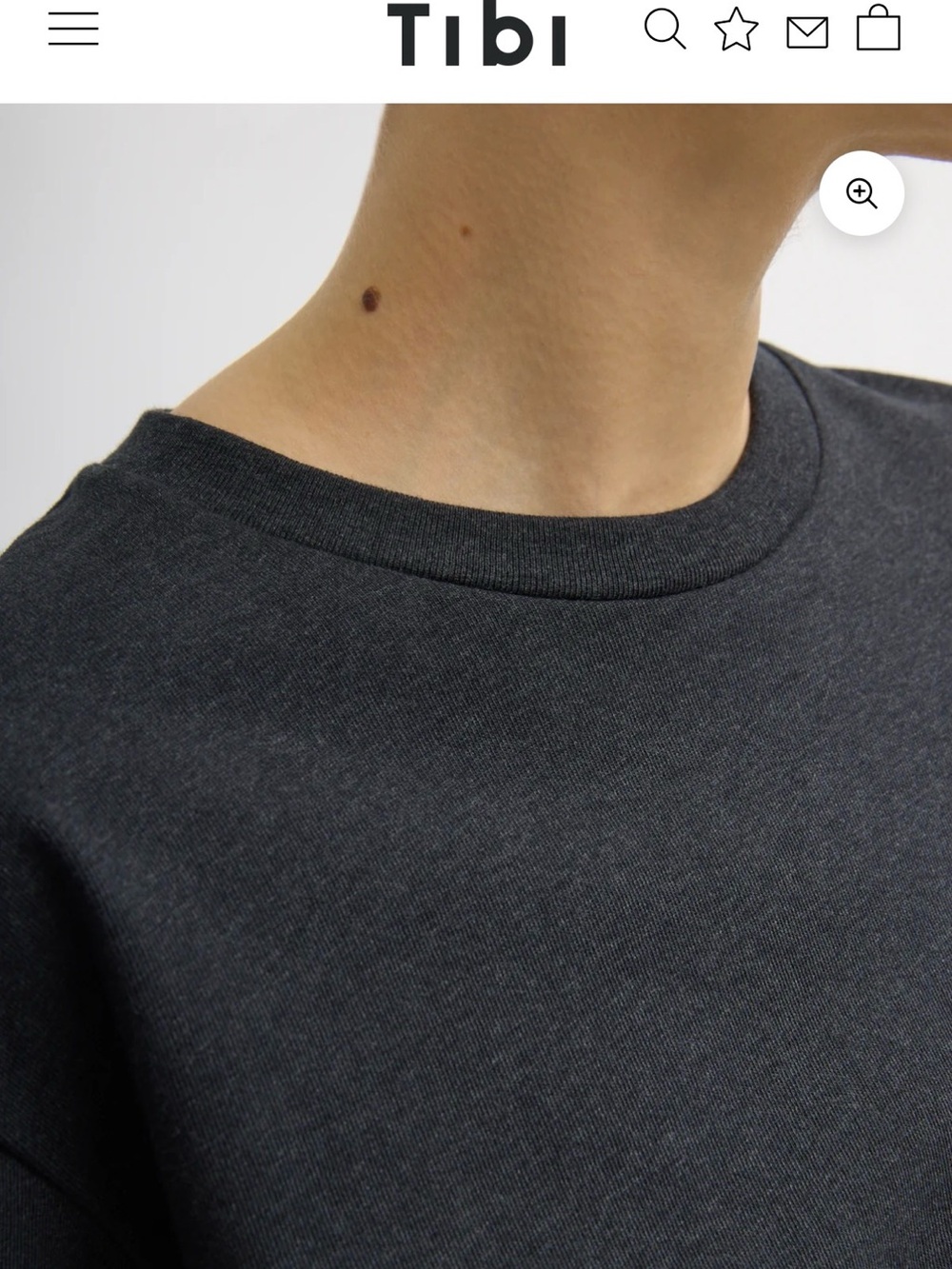 Tibi Perfect Unisex Long Sleeve T-Shirt - Picture 2 of 3